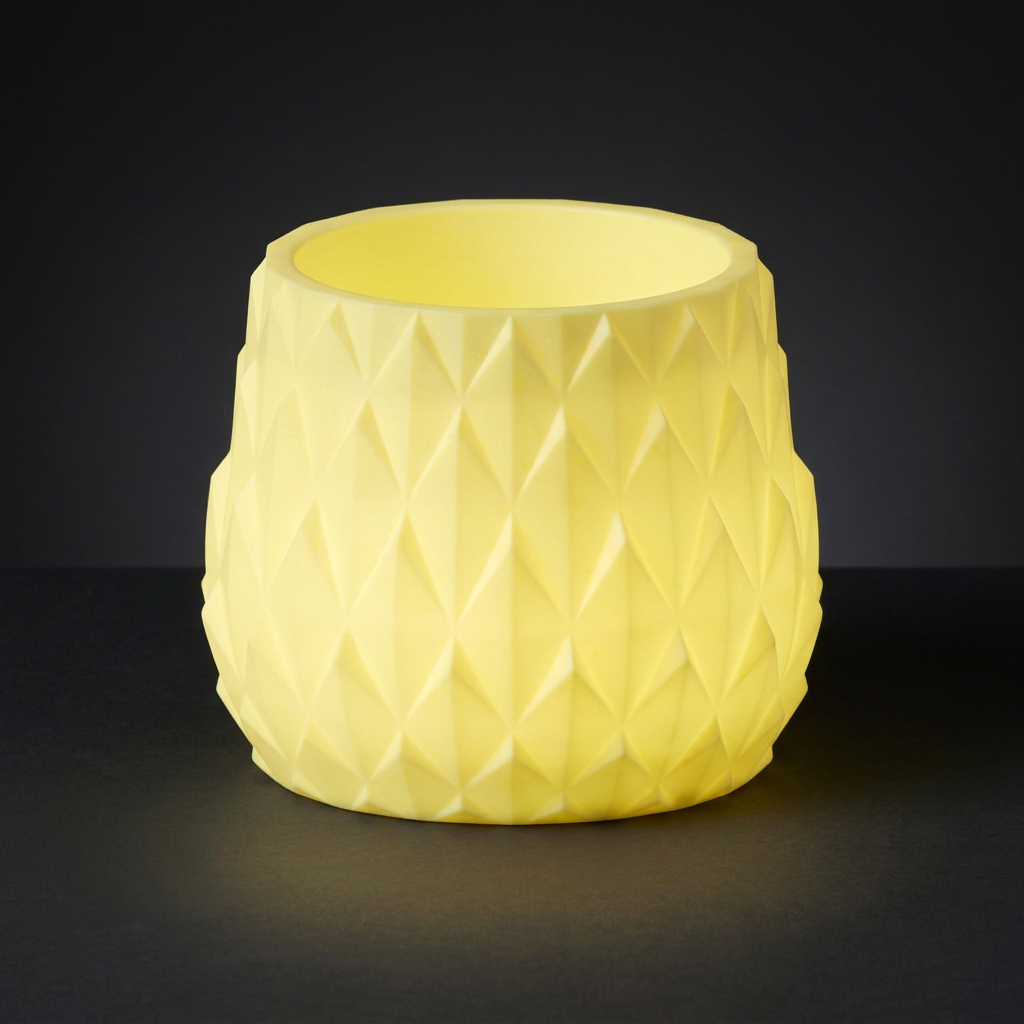 ANANAS M Pastelowy żółty - podświetlenie