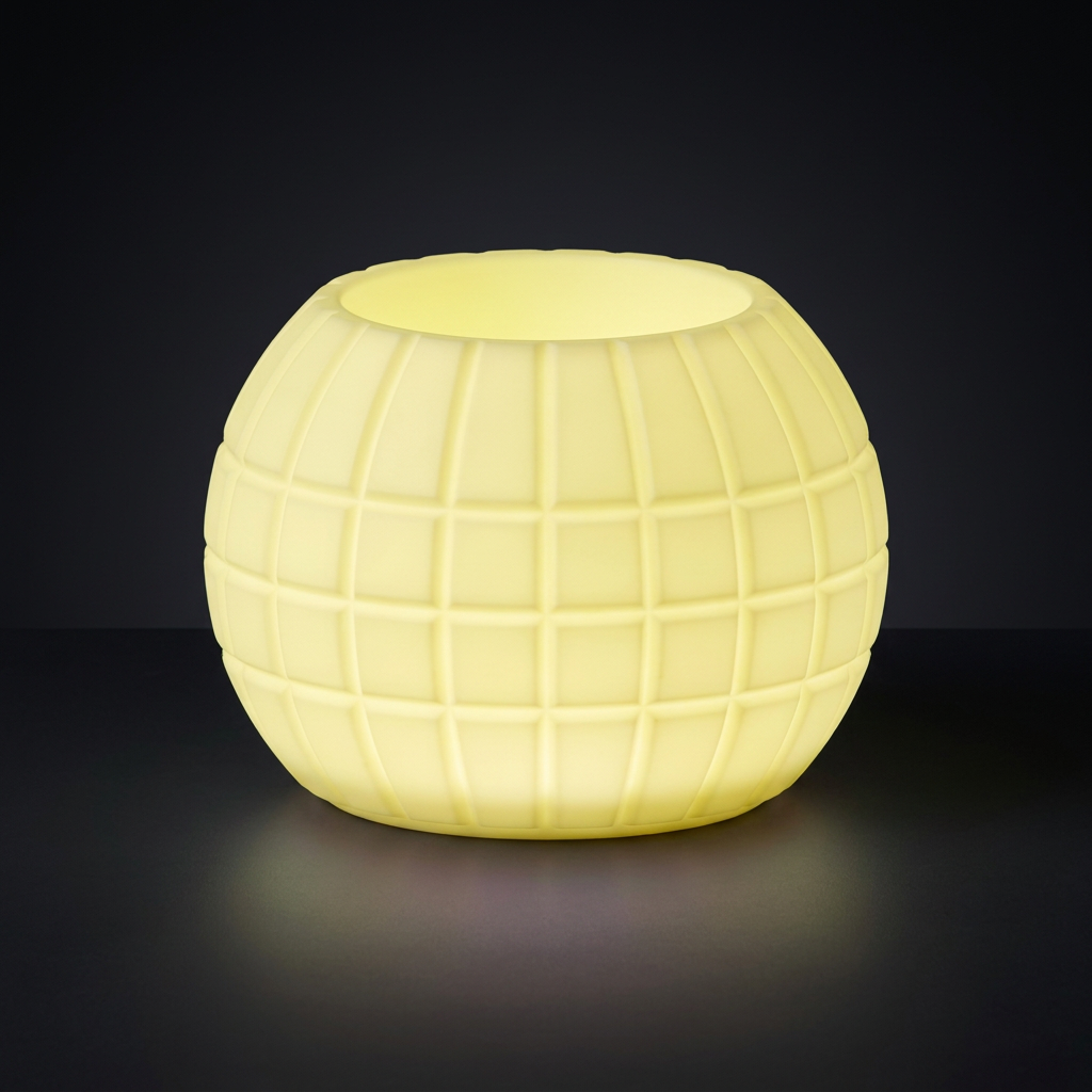 DIAMOND BALL M Pastelowy żółty - podświetlenie