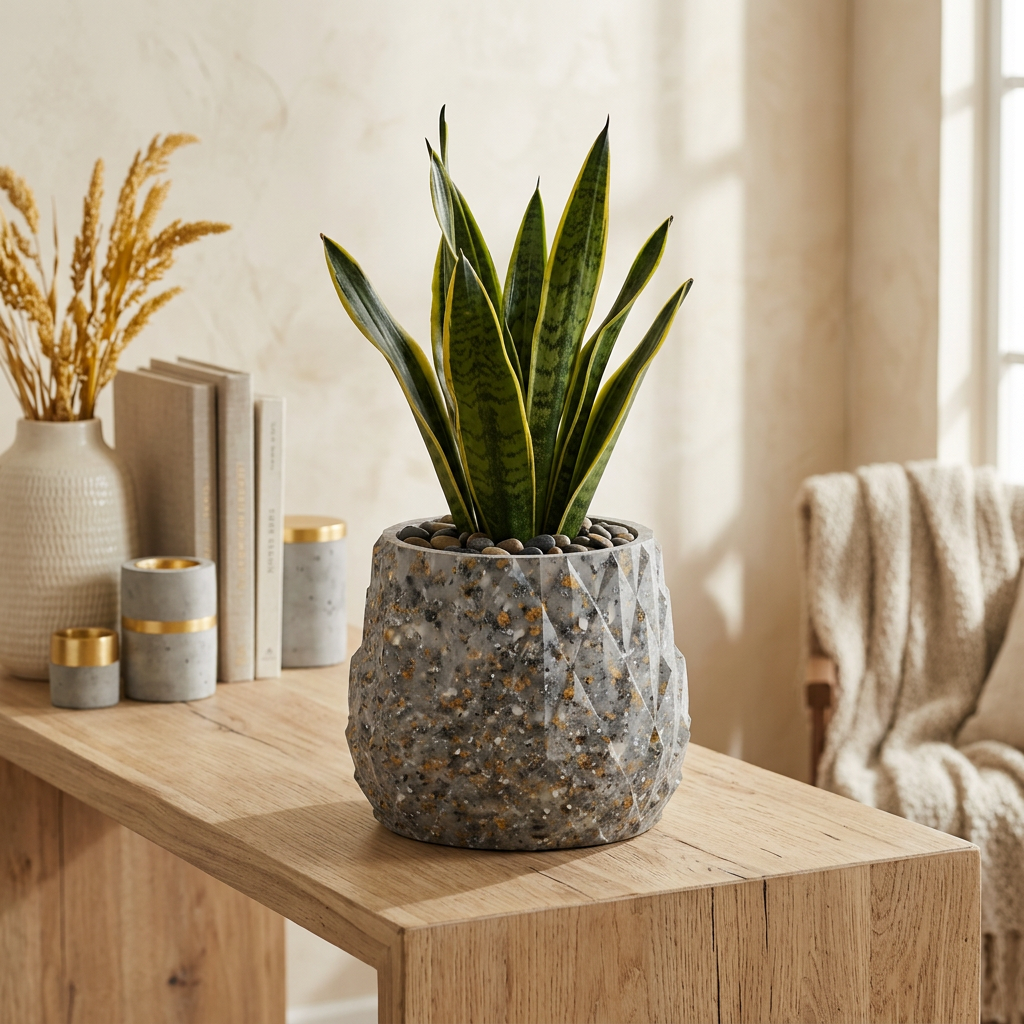 Donica ANANAS M ECO Grey - aranżacja