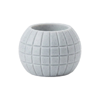 Donica DIAMOND-BALL M Marmur jasny / Podświetlana RGBW / Głośnik Bluetooth